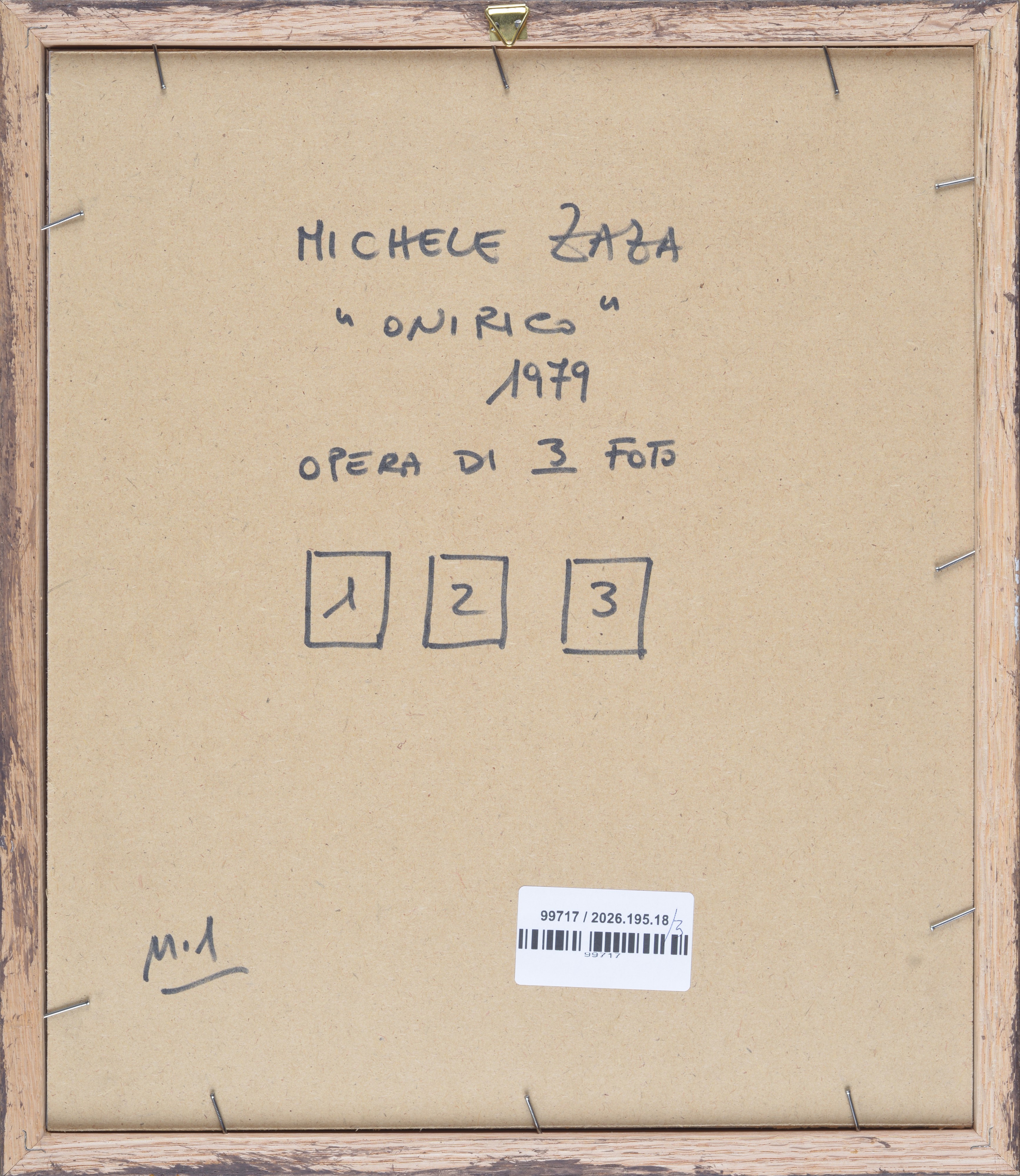 Michele Zaza - Onirico - Tre fotografie, 1979
