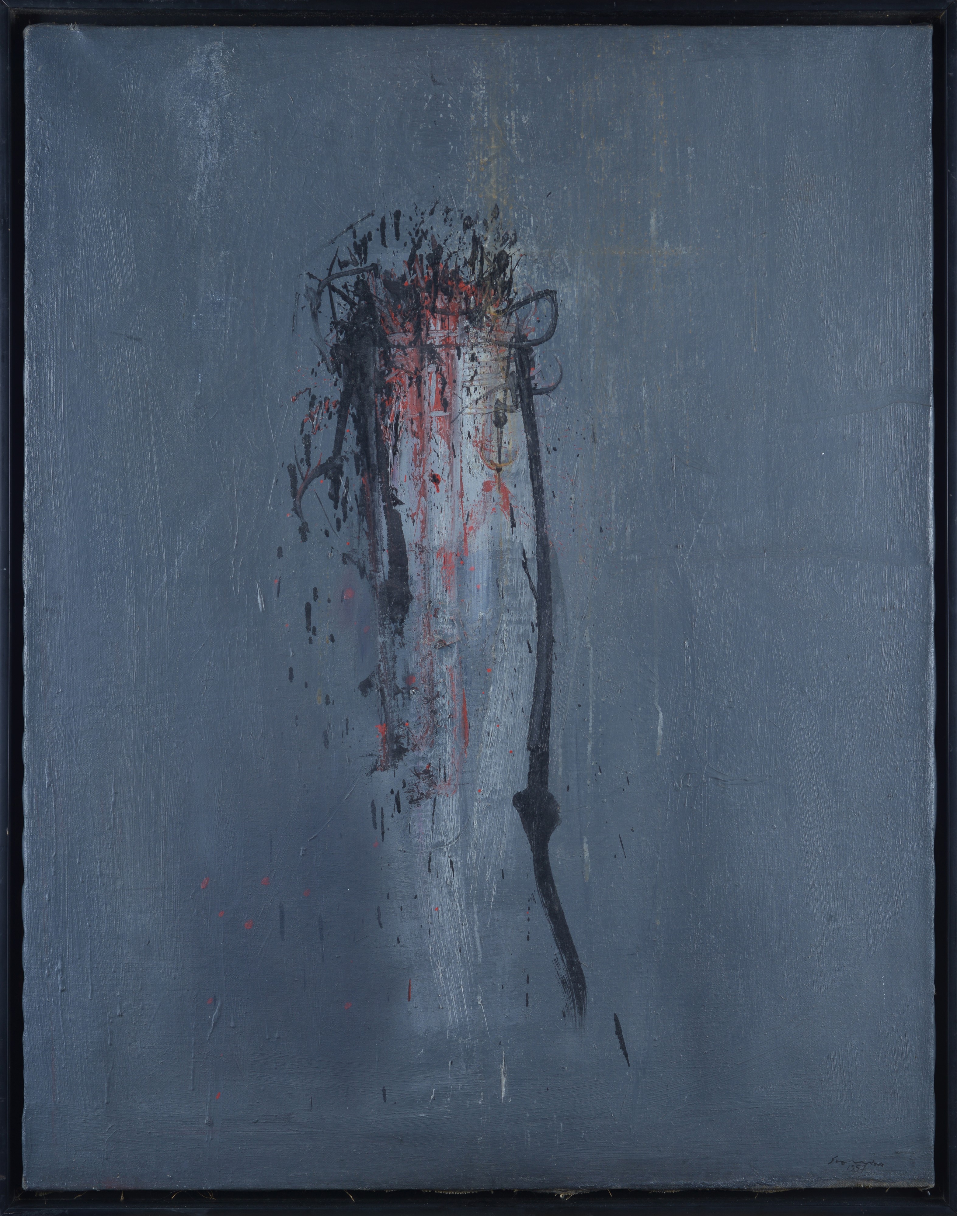 Emilio Scanavino - Sindone, olio su tela
