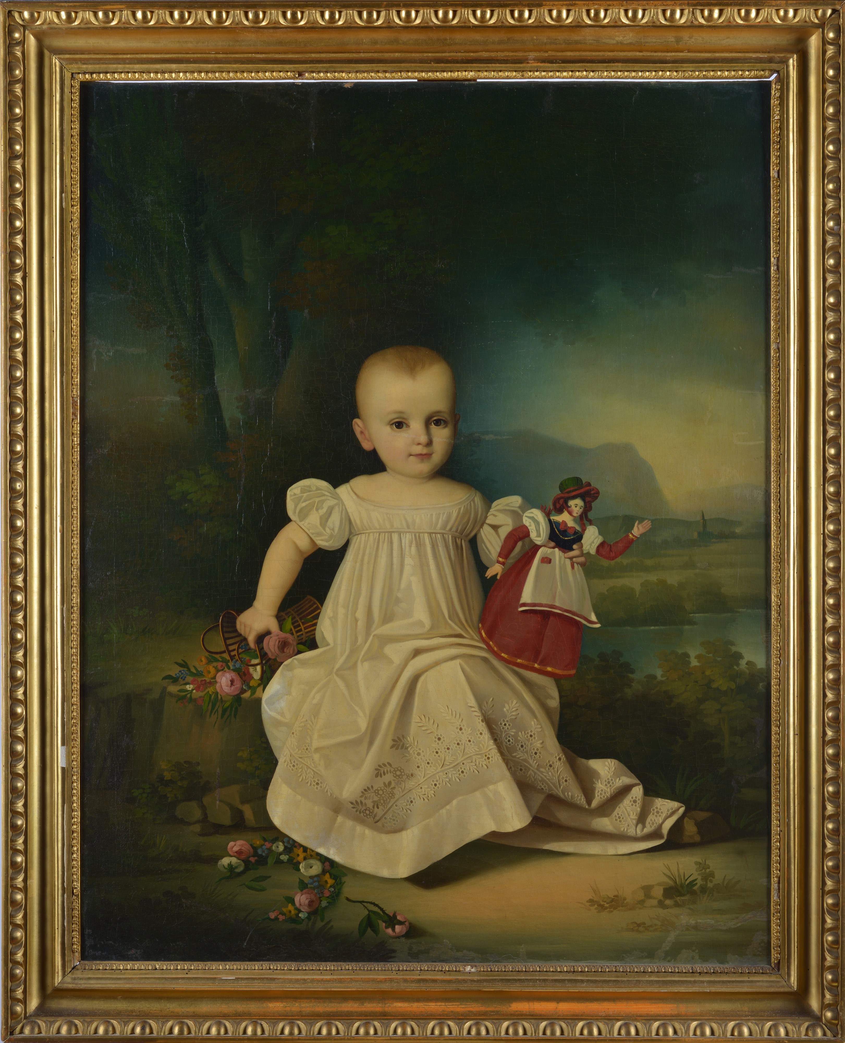 Ritratto di bambina con bambola