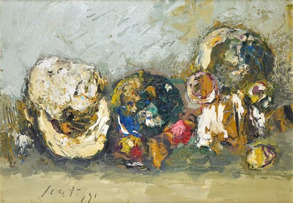 Sergio Scatizzi - Natura morta con frutti 