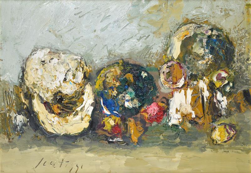 Sergio Scatizzi - Natura morta con frutti