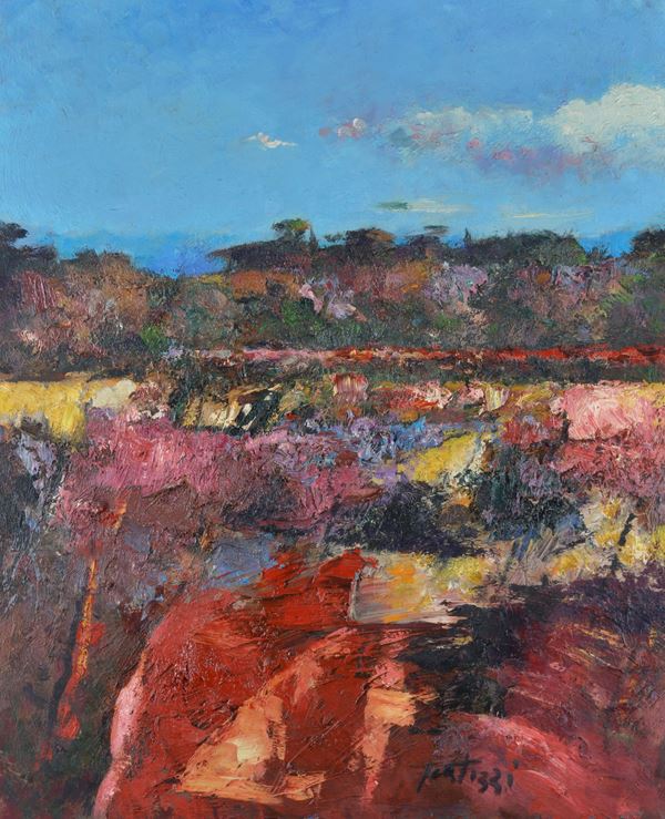 Sergio Scatizzi - Paesaggio in maremma