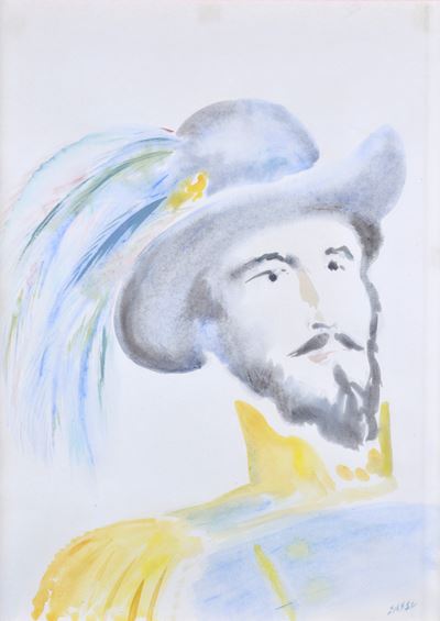 Ritratto di Luciano Manara, Capo dei Bersaglieri