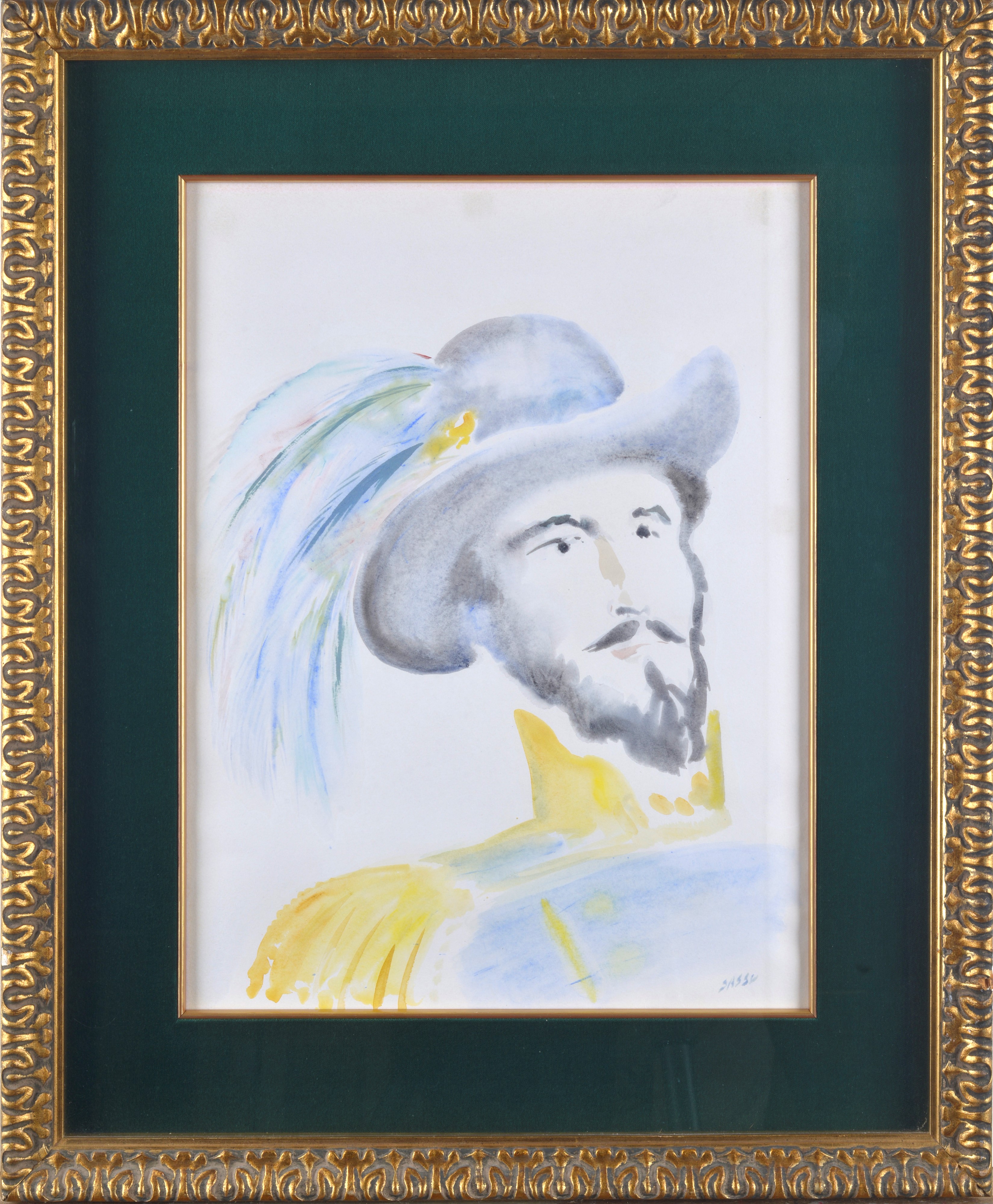 Aligi Sassu - Ritratto di Luciano Manara, Capo dei Bersaglieri