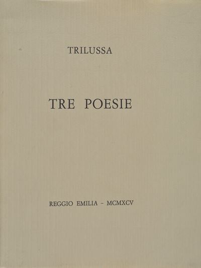 Trilussa, Tre Poesie, acquaforte illustrata
