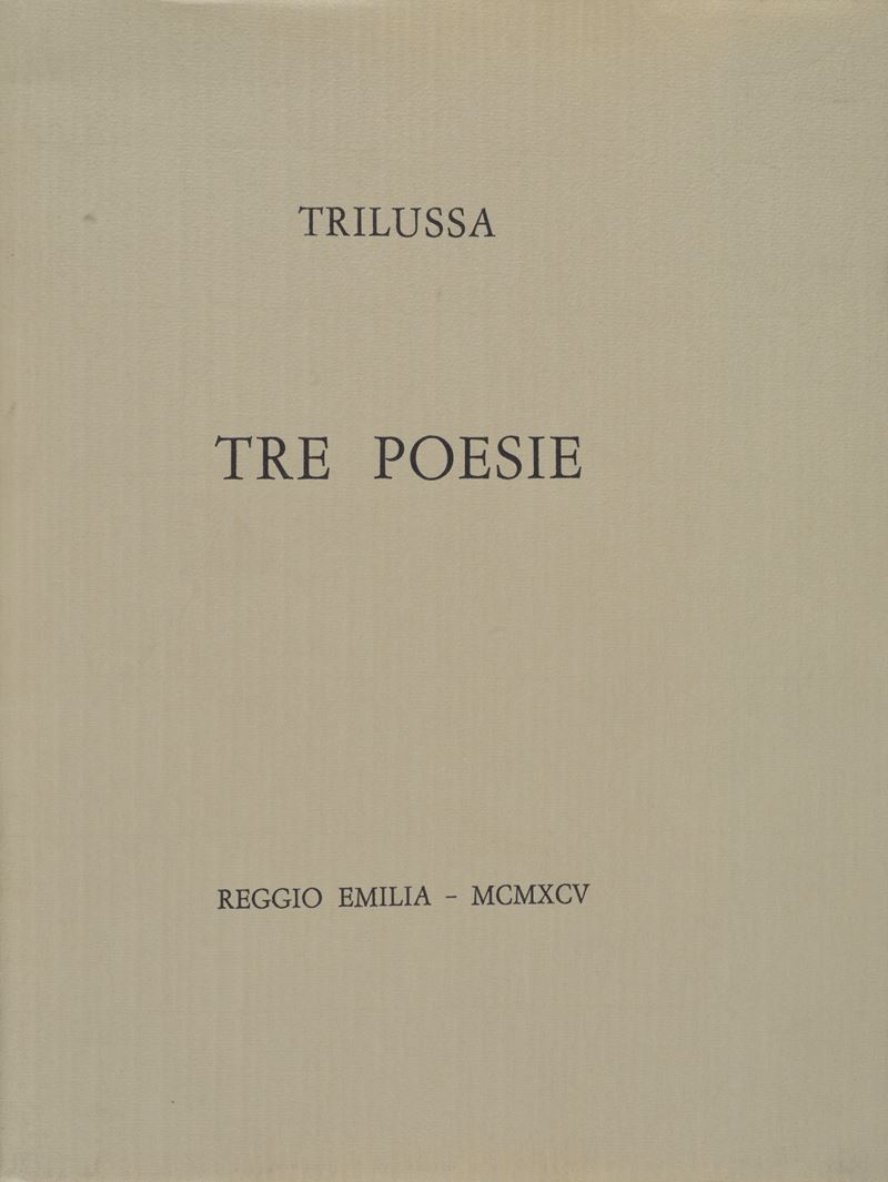 Trilussa, Tre Poesie, acquaforte illustrata