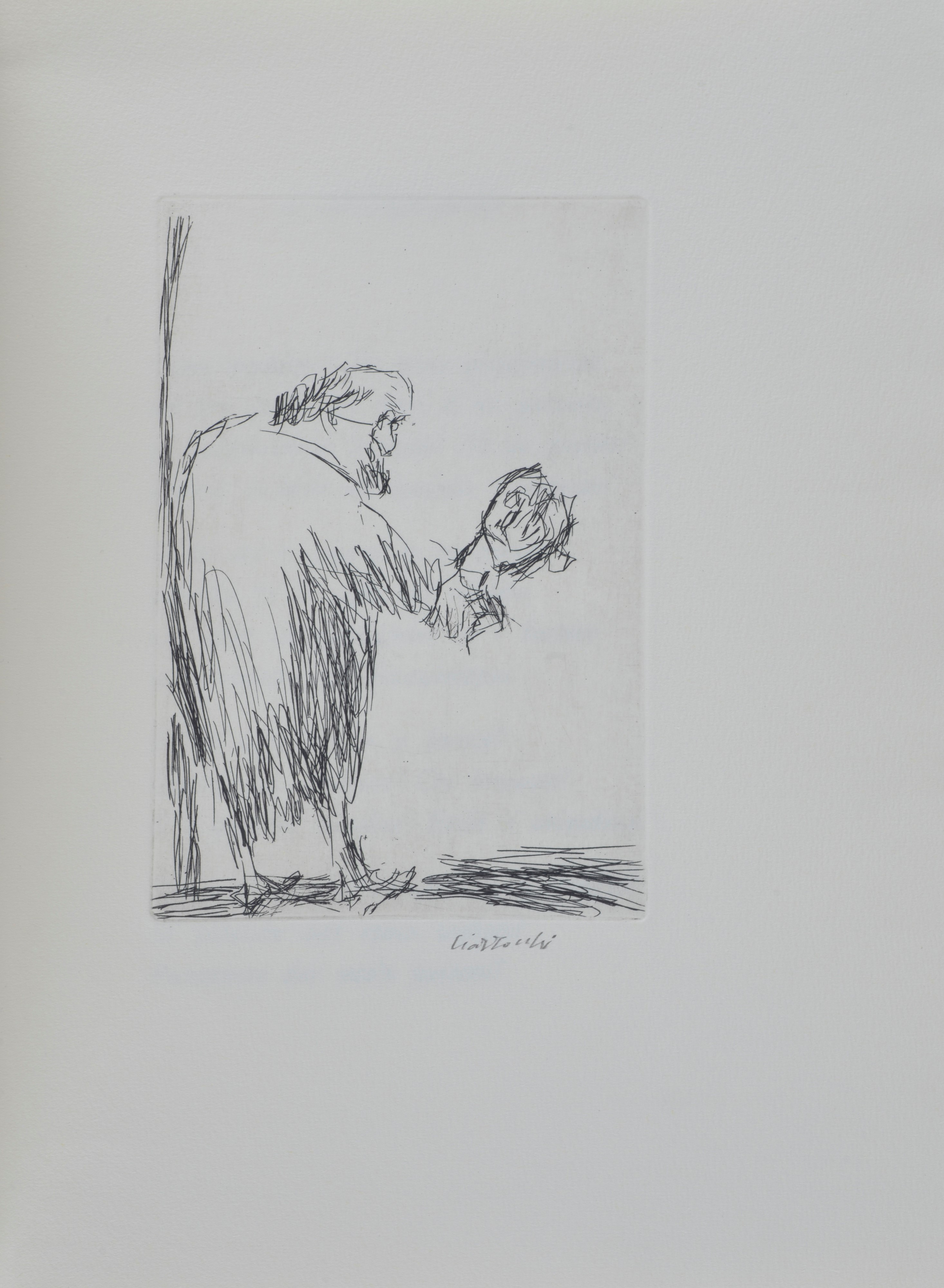 Trilussa, Tre Poesie, acquaforte illustrata