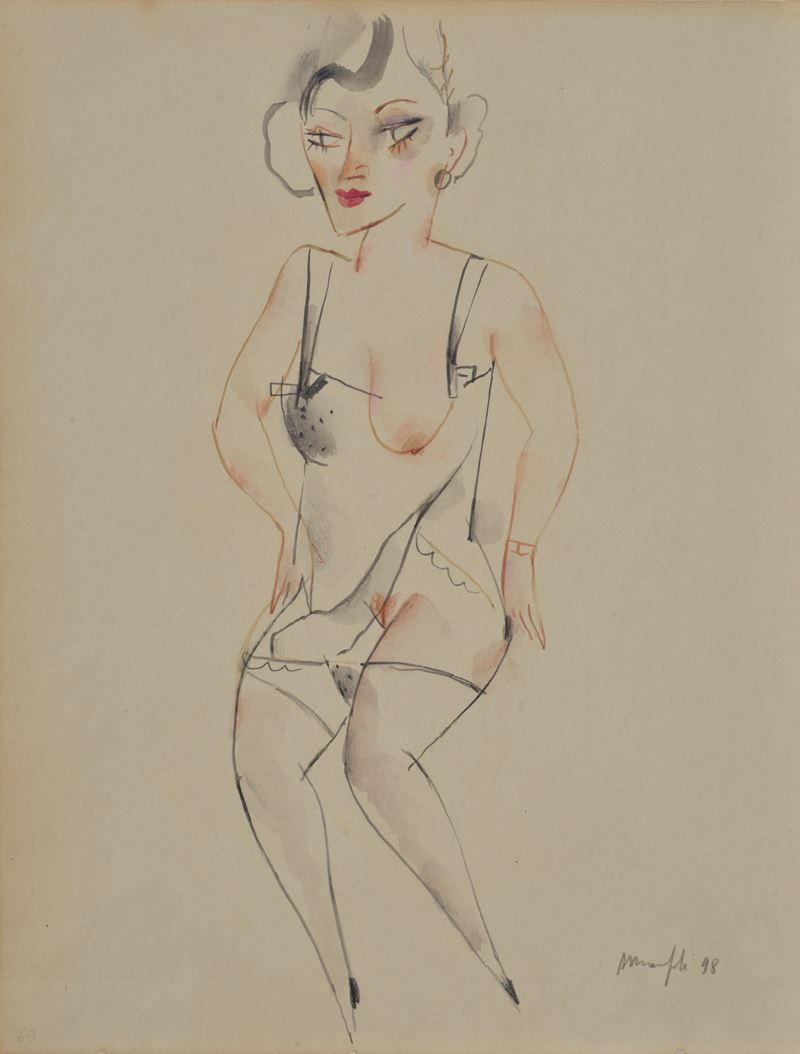 Alberto Manfredi - Figura femminile