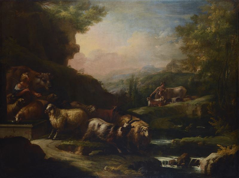 Paesaggio con armenti