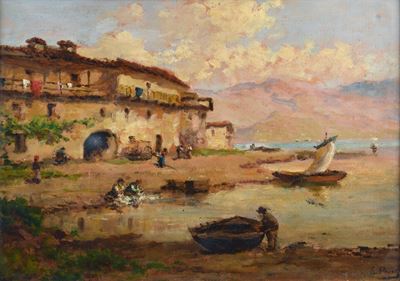 Casolare sul lago