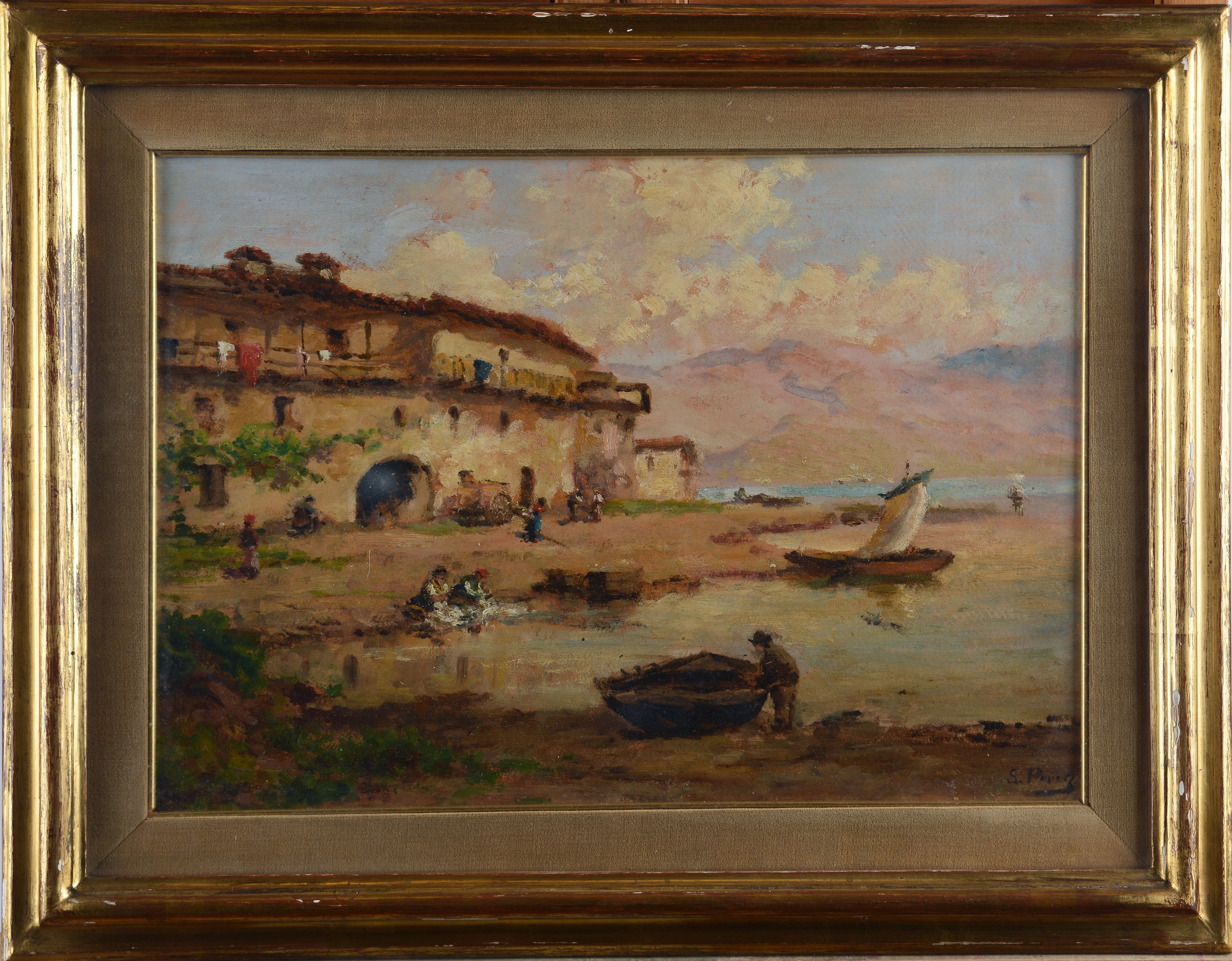 Silvio Poma - Casolare sul lago