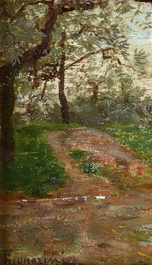 Telemaco Signorini - Strada di campagna