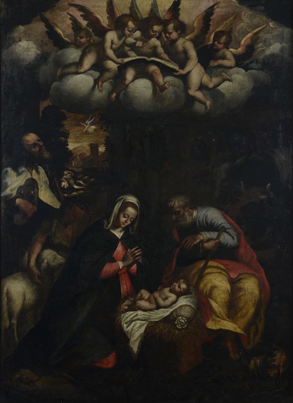Scuola Lombarda, XVI sec. - Natività