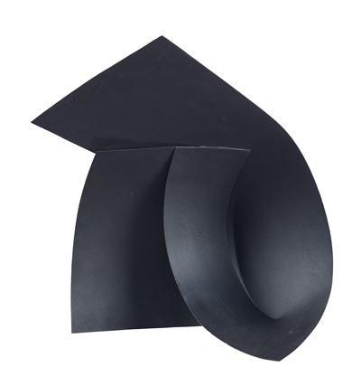 Quadrati a tre dimensioni, scultura in rame (firmata e numerata)