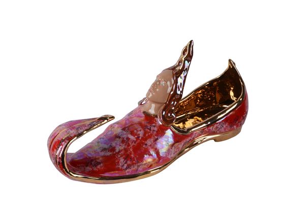 Luigi Ontani - Oriental slipper