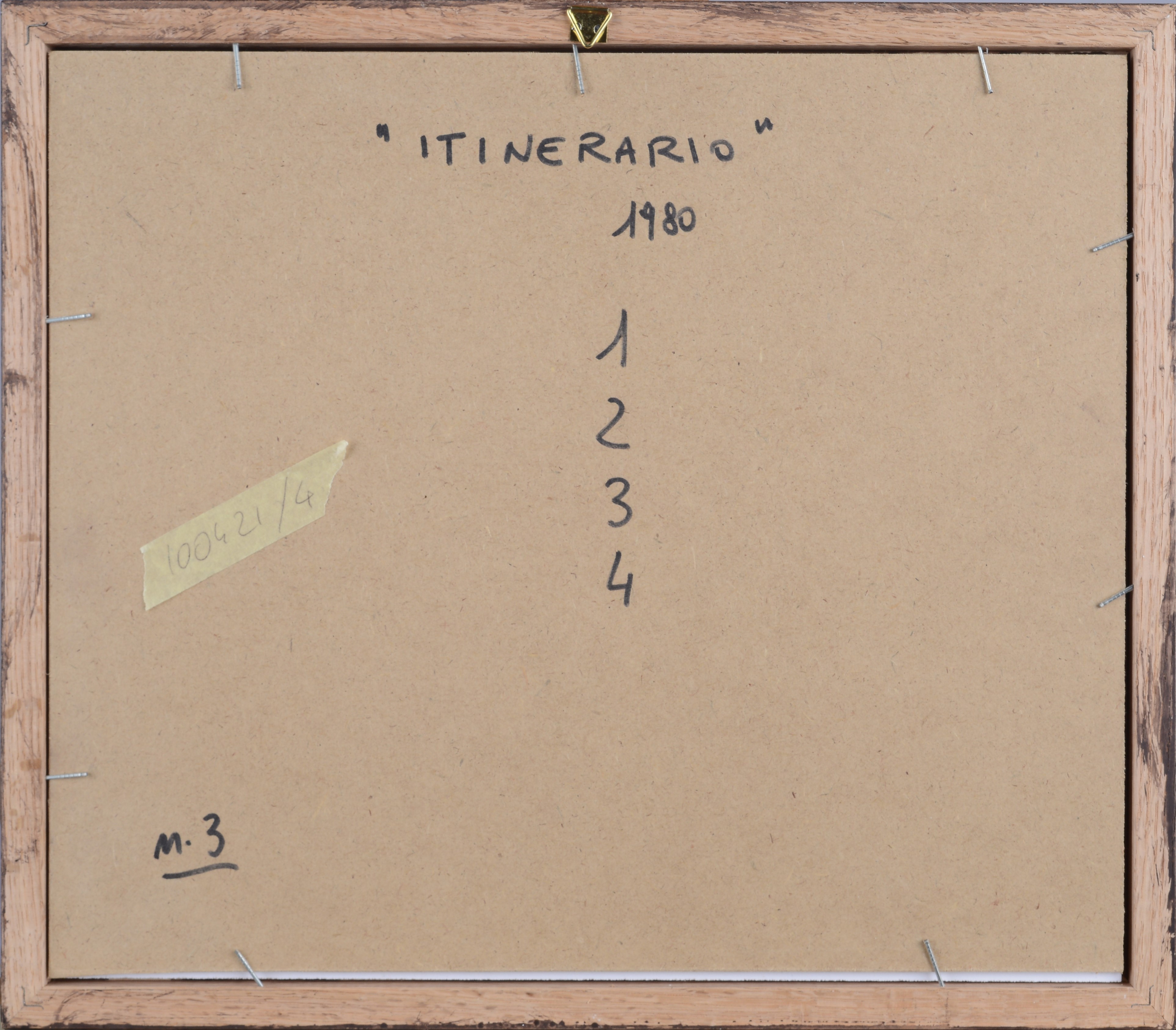 Michele Zaza - Itinerario, quattro fotografie (1980)