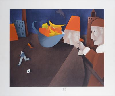 Senza titolo, serigrafia (es. XII/XX)