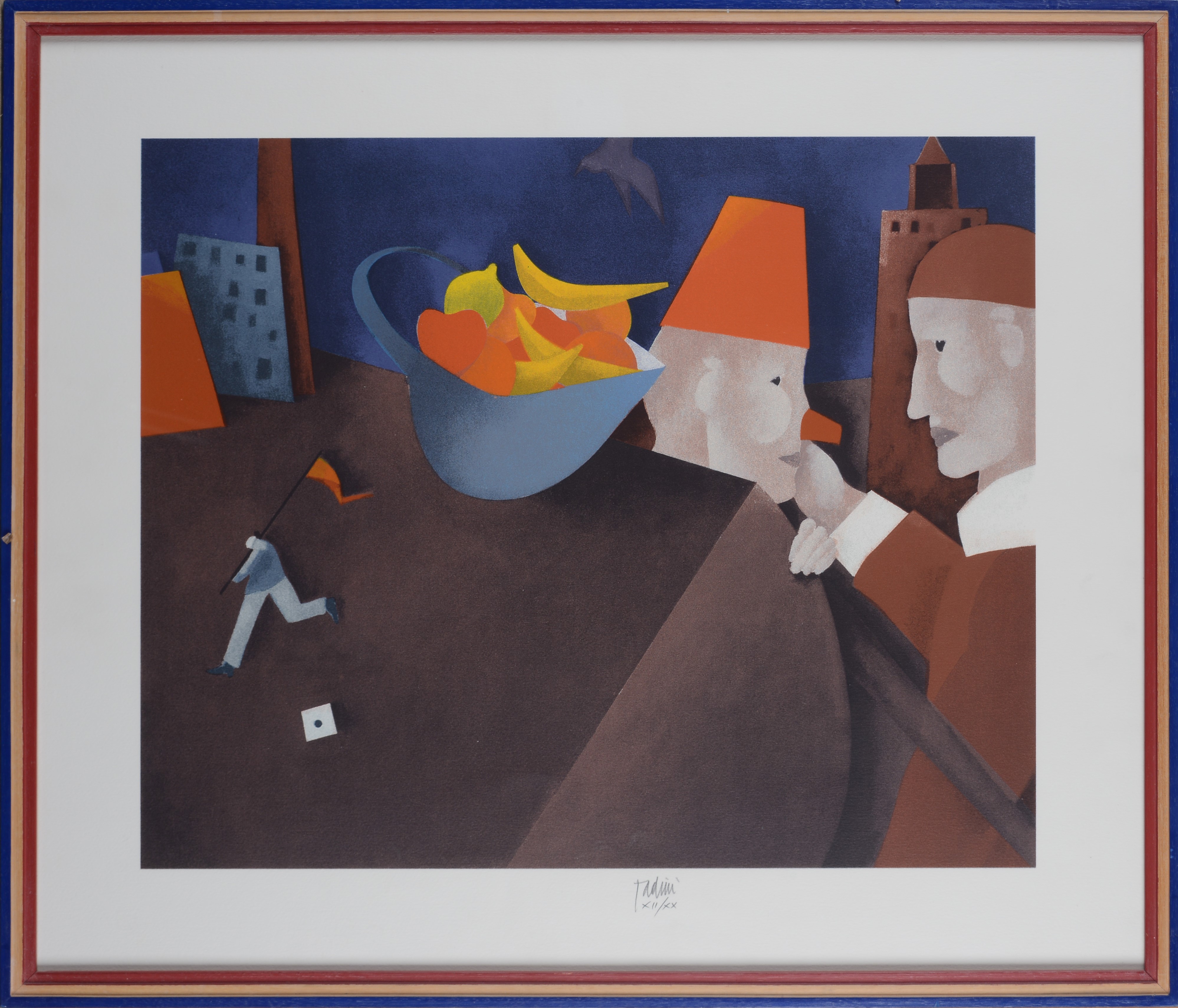 Emilio Tadini - Senza titolo, serigrafia (es. XII/XX)