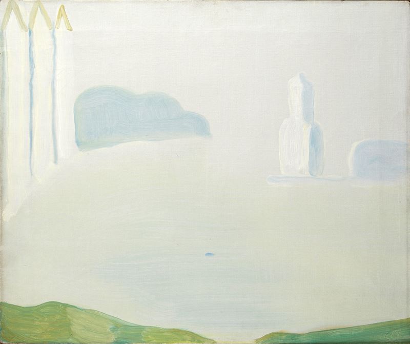 Virgilio Guidi - Venezia, olio su tela