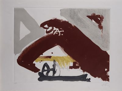 Senza titolo (litografia e acquatinta a colori), 1982
