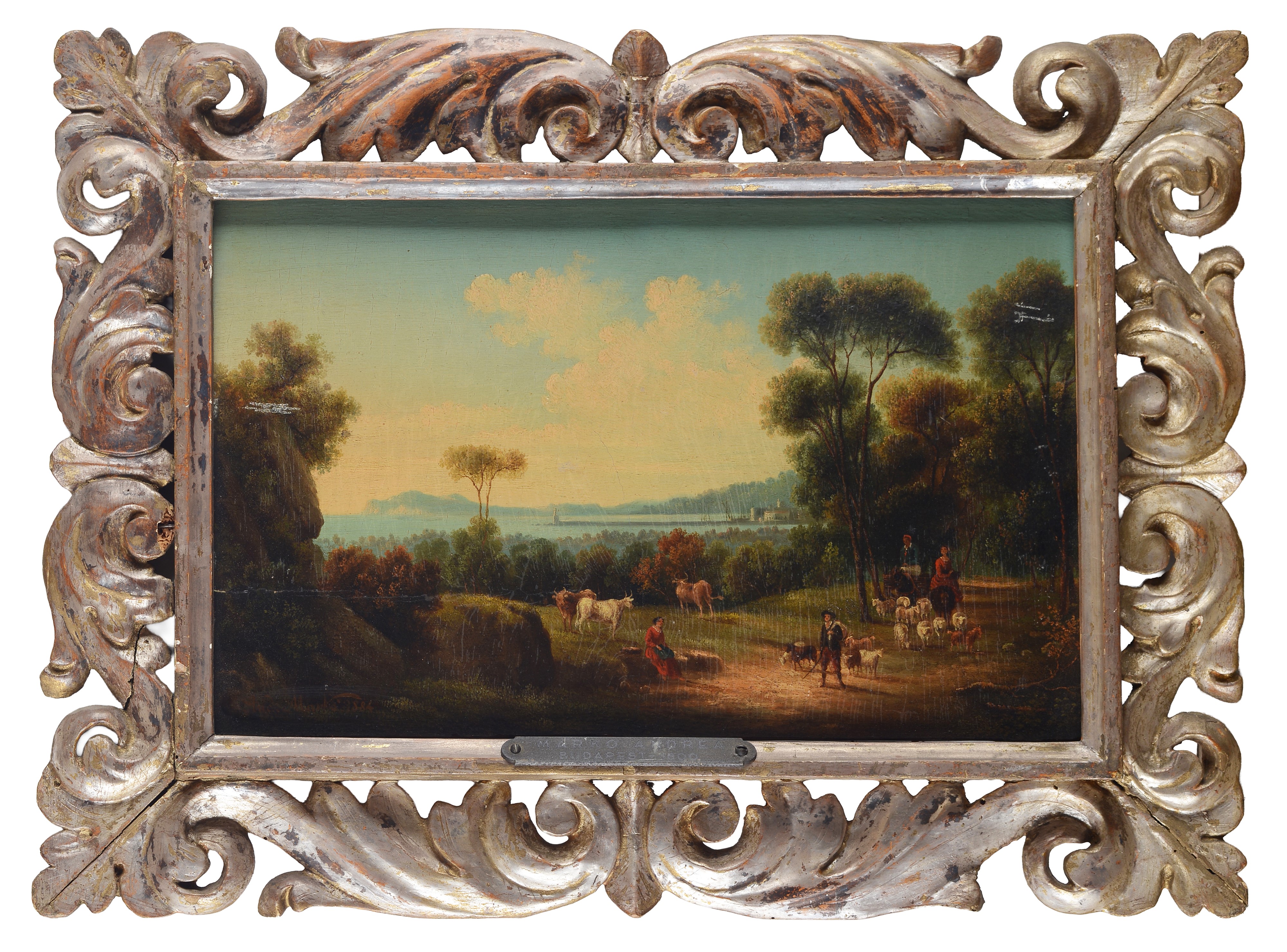 Andreas Markò - Paesaggio con figure e armenti