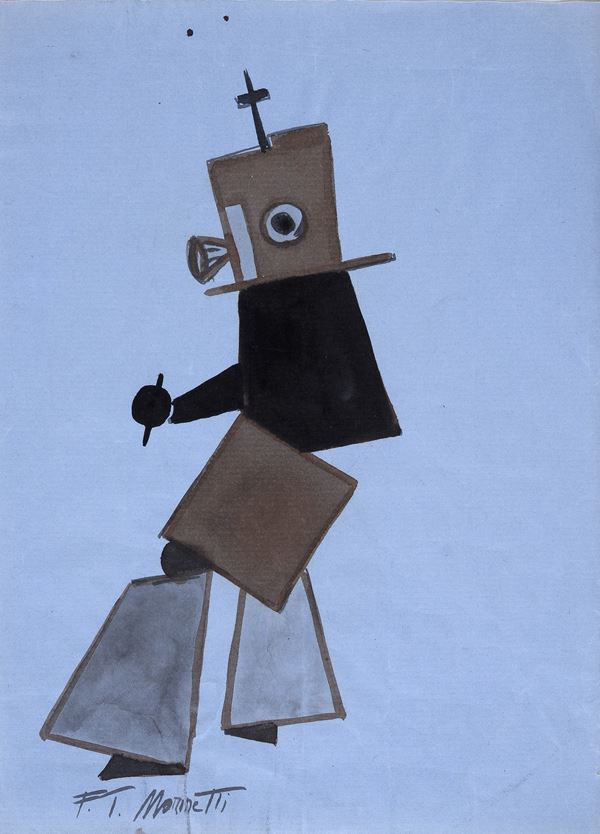 Attr. a Filippo Marinetti - Robot