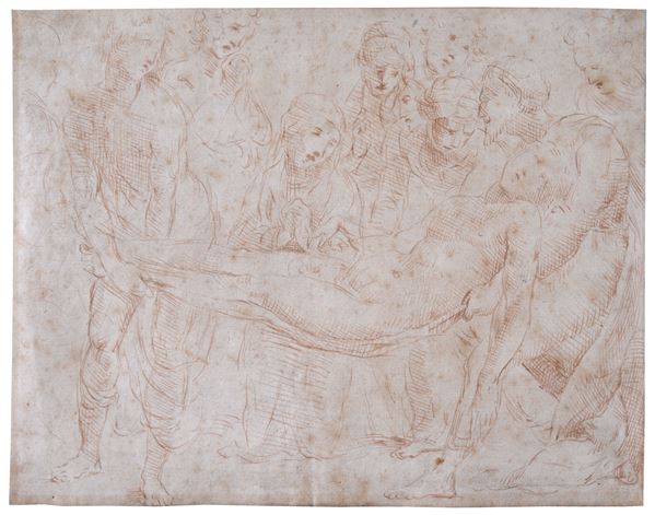 Scuola Romana, XVI sec. - Deposition (from Raphael)