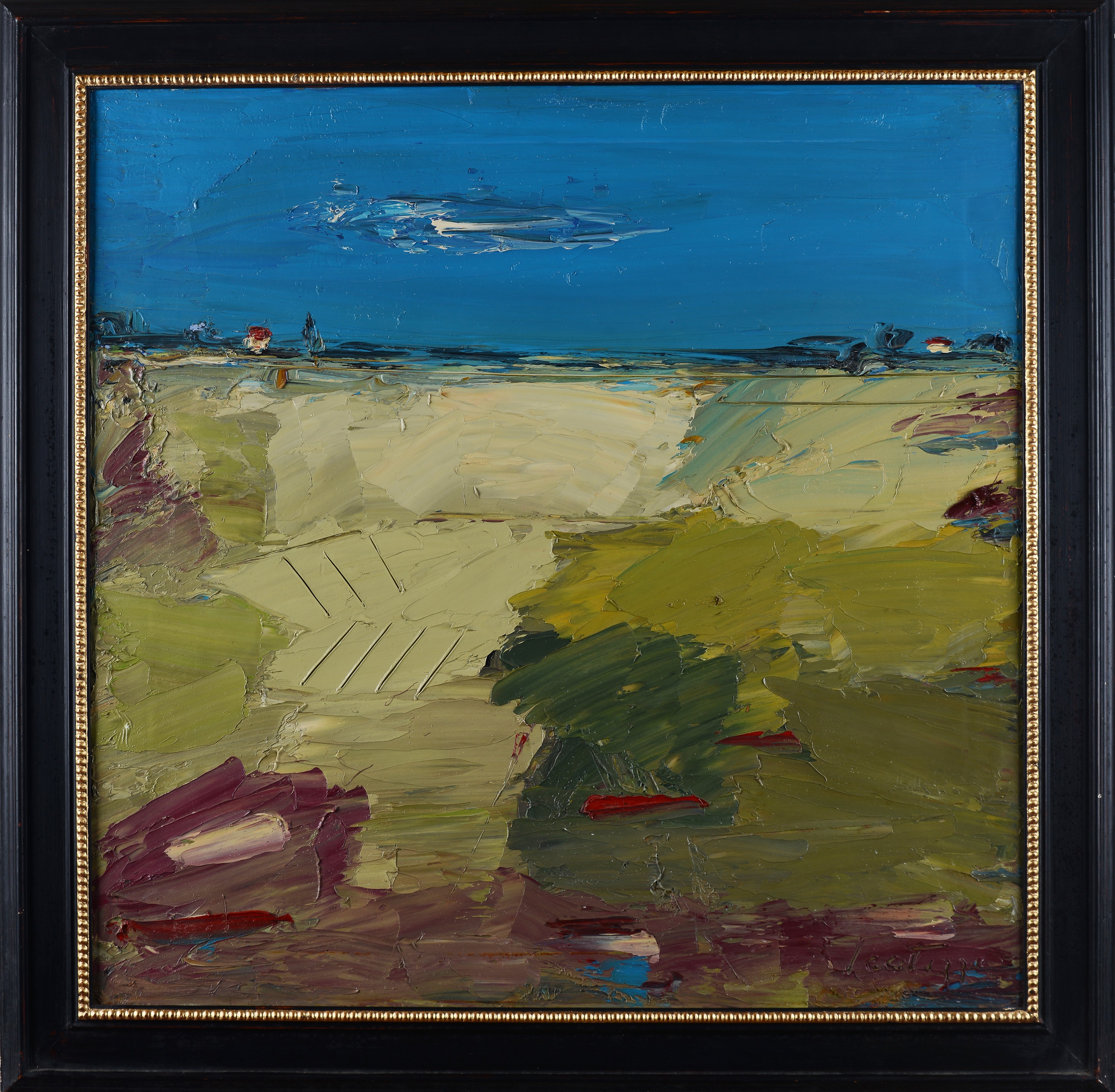 Sergio Scatizzi - Paesaggio d’estate, olio su tela