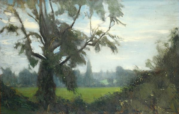 Luciano Guarnieri - Paesaggio con alberi 