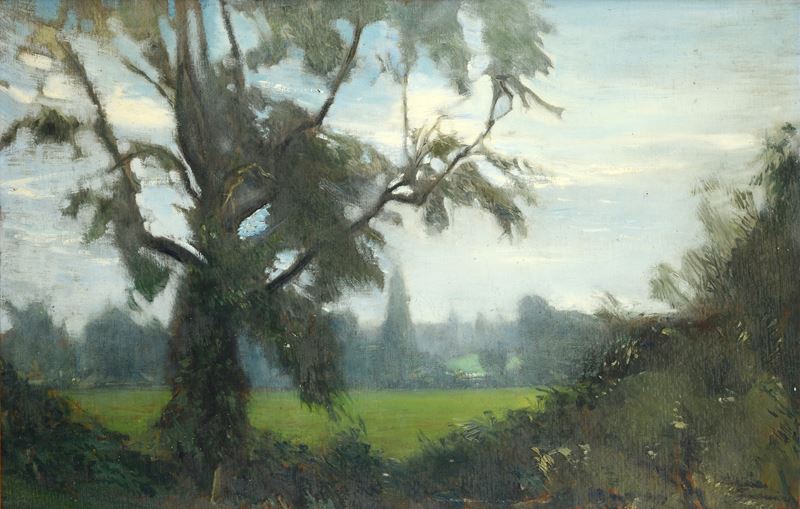 Luciano Guarnieri - Paesaggio con alberi