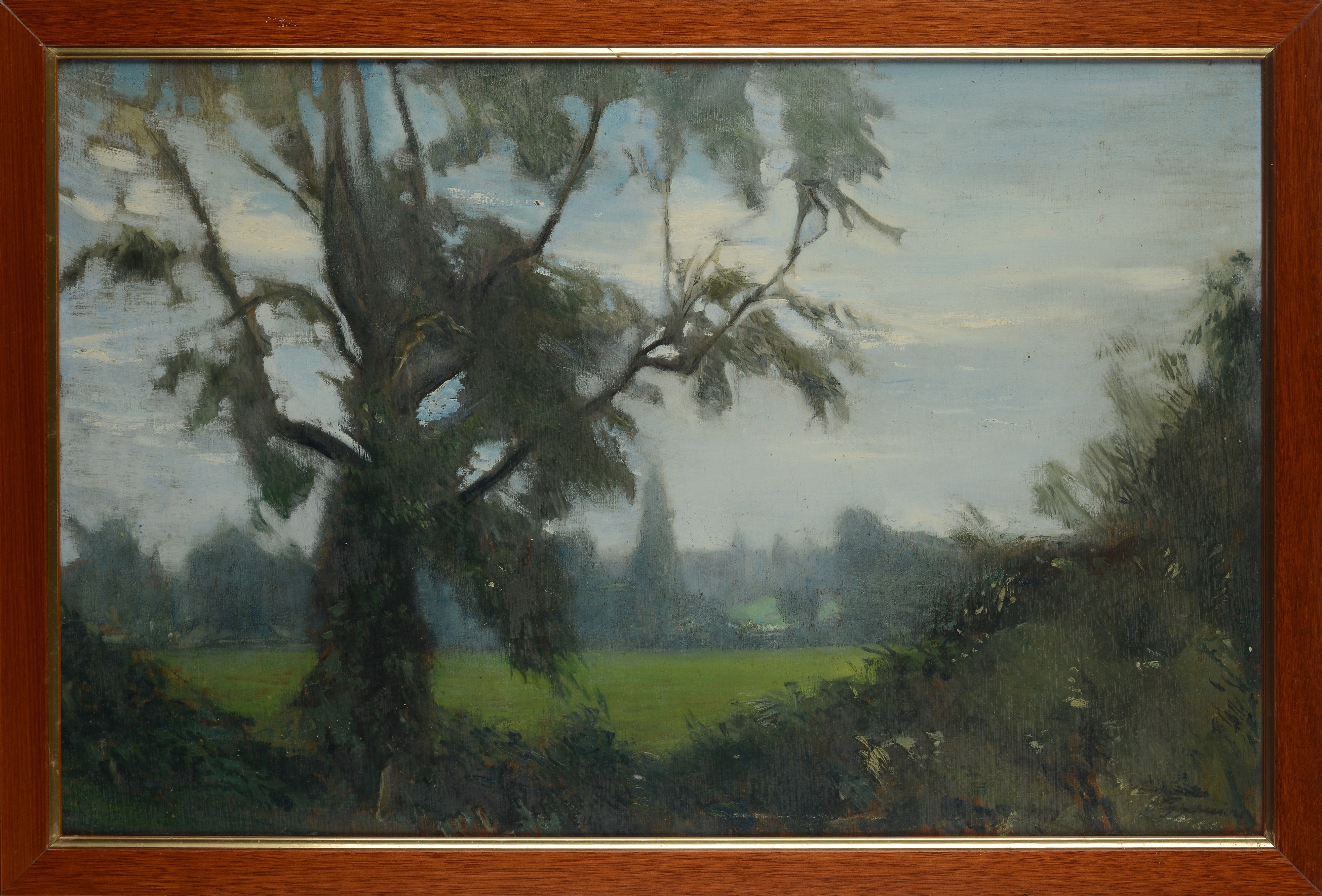 Luciano Guarnieri - Paesaggio con alberi