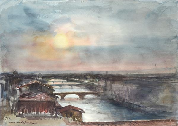 Luciano Guarnieri - Veduta di Firenze 