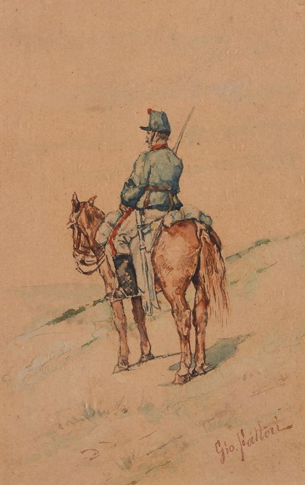 Giovanni Fattori - Soldato a cavallo