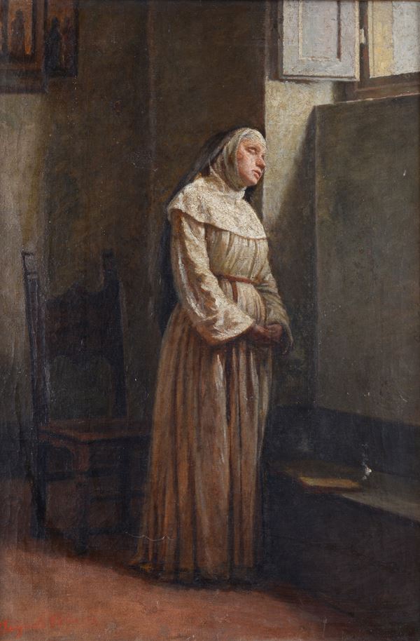 Augusto Volpini - Suora in meditazione