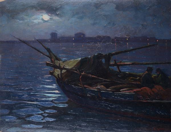 Renuccio Renucci - Paranza in notturno