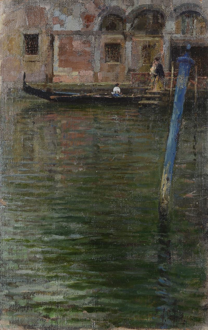 Vincenzo Caprile - Canale a Venezia