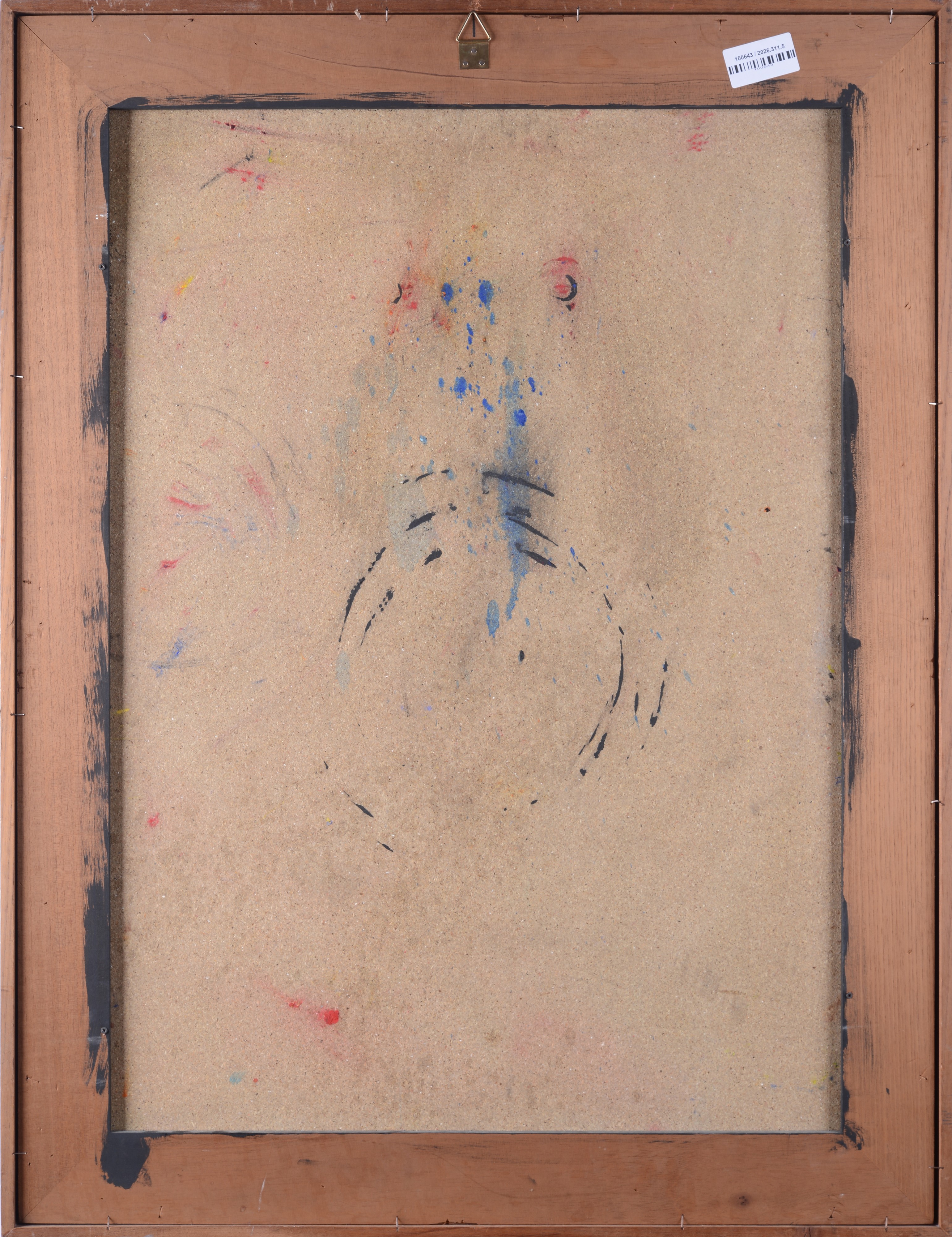 Roberto Crippa - Visione Onirique II. Collage e olio su masonite