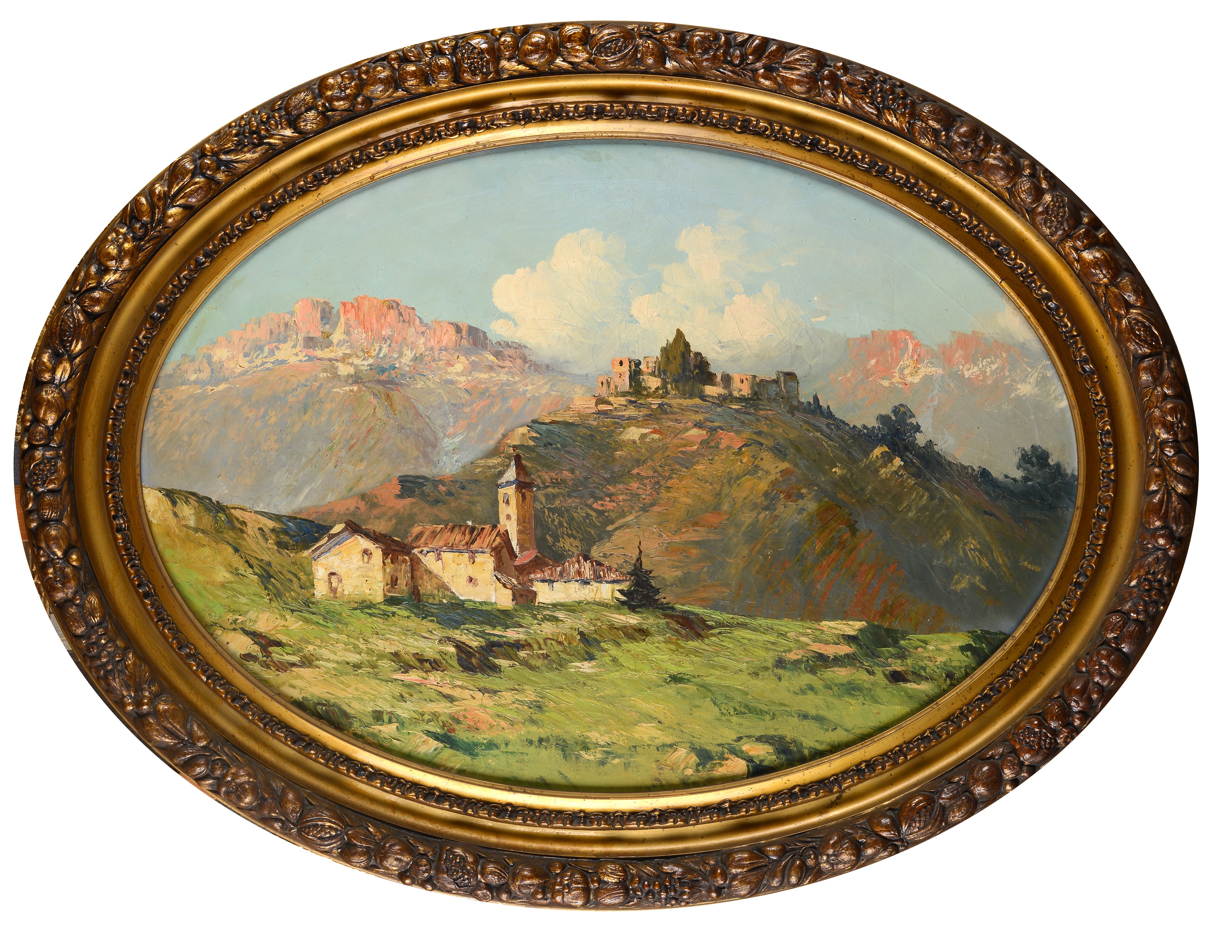 Ambito di Giovanni Segantini - Paesaggio Montano