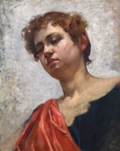 Ritratto, olio su tela
