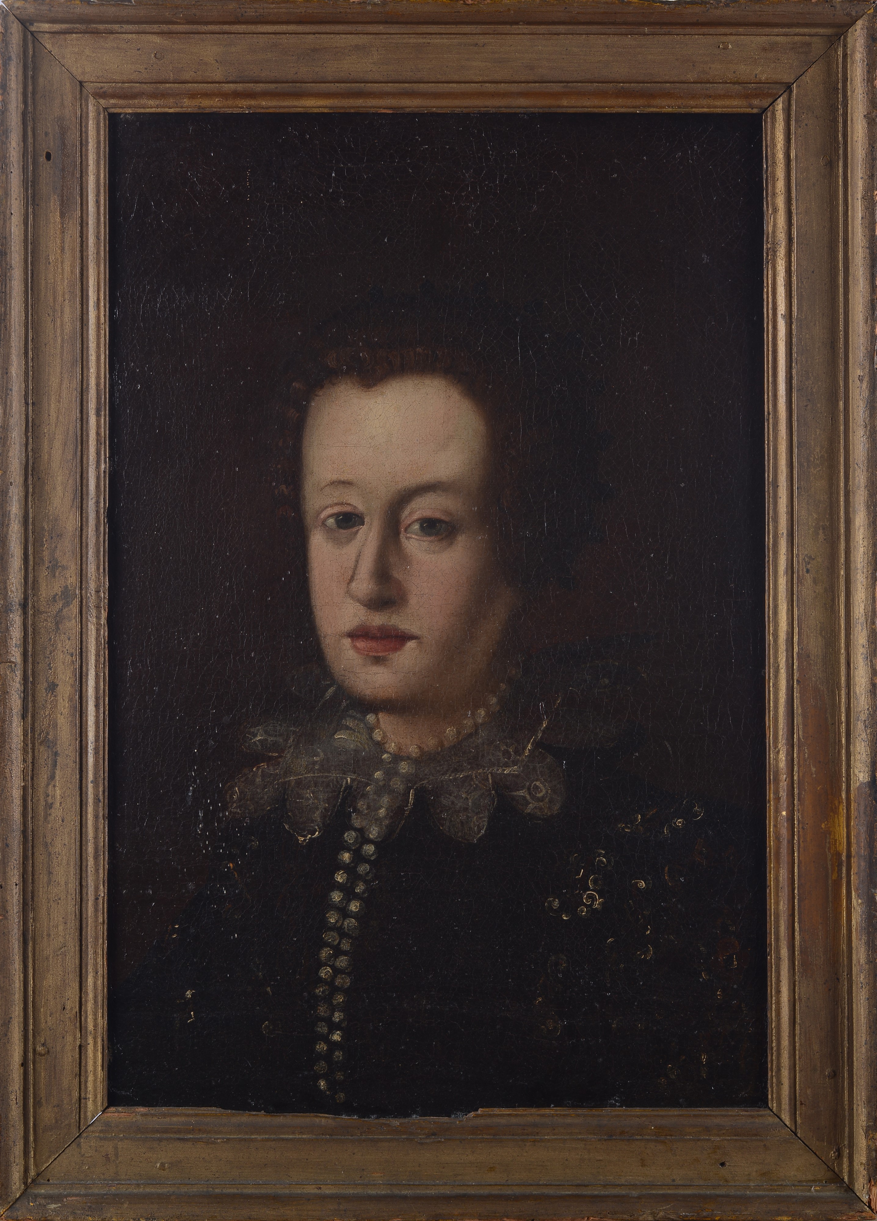Scuola Toscana, XVII Sec. - Scuola Toscana, XVII secolo, Probabile ritratto di Claudia de' Medici...