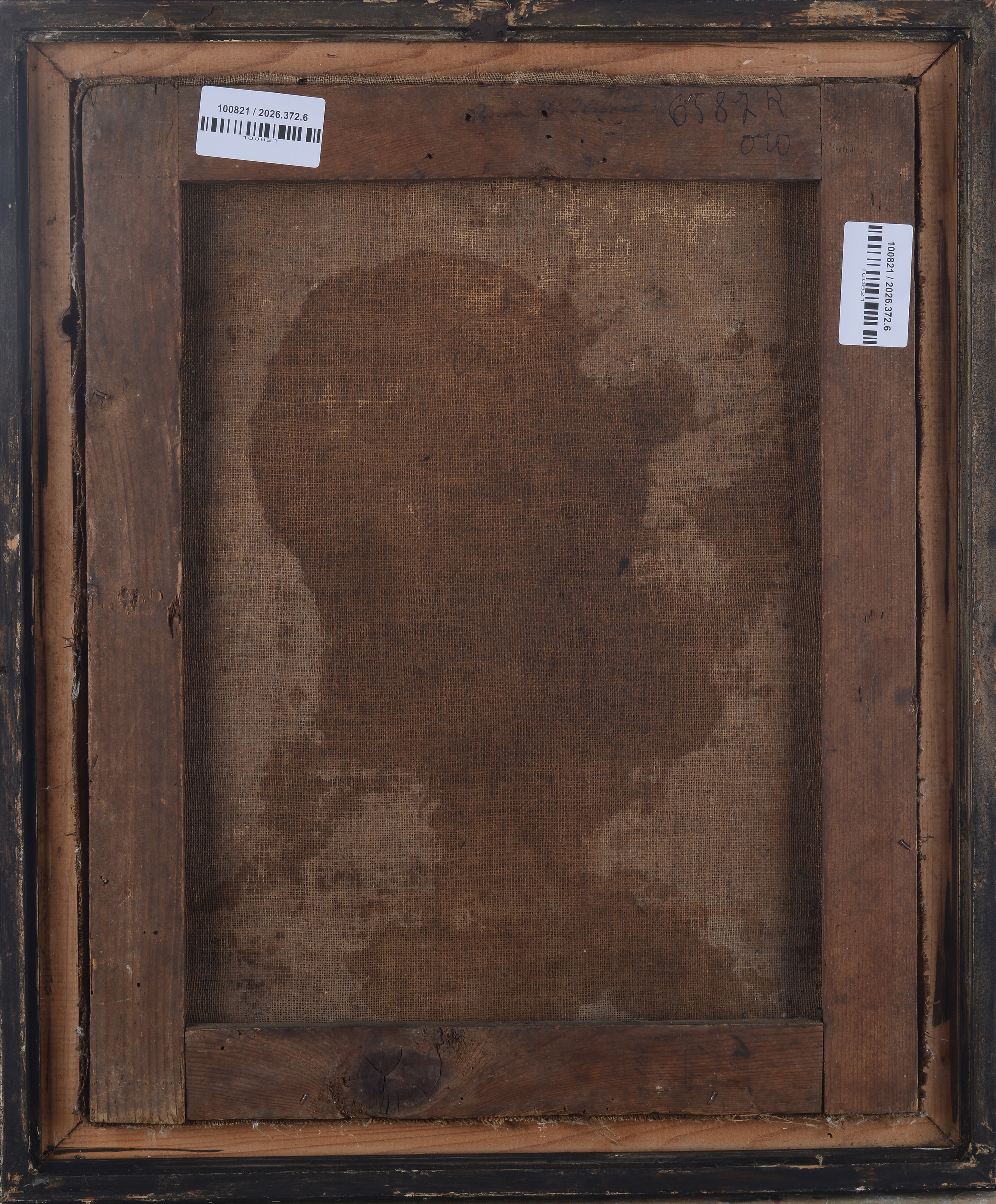 Scuola Lombardo-emiliana, XVI-XVII Sec. - Scuola Lombardo-Emiliana, Donna col turbante, olio su t...