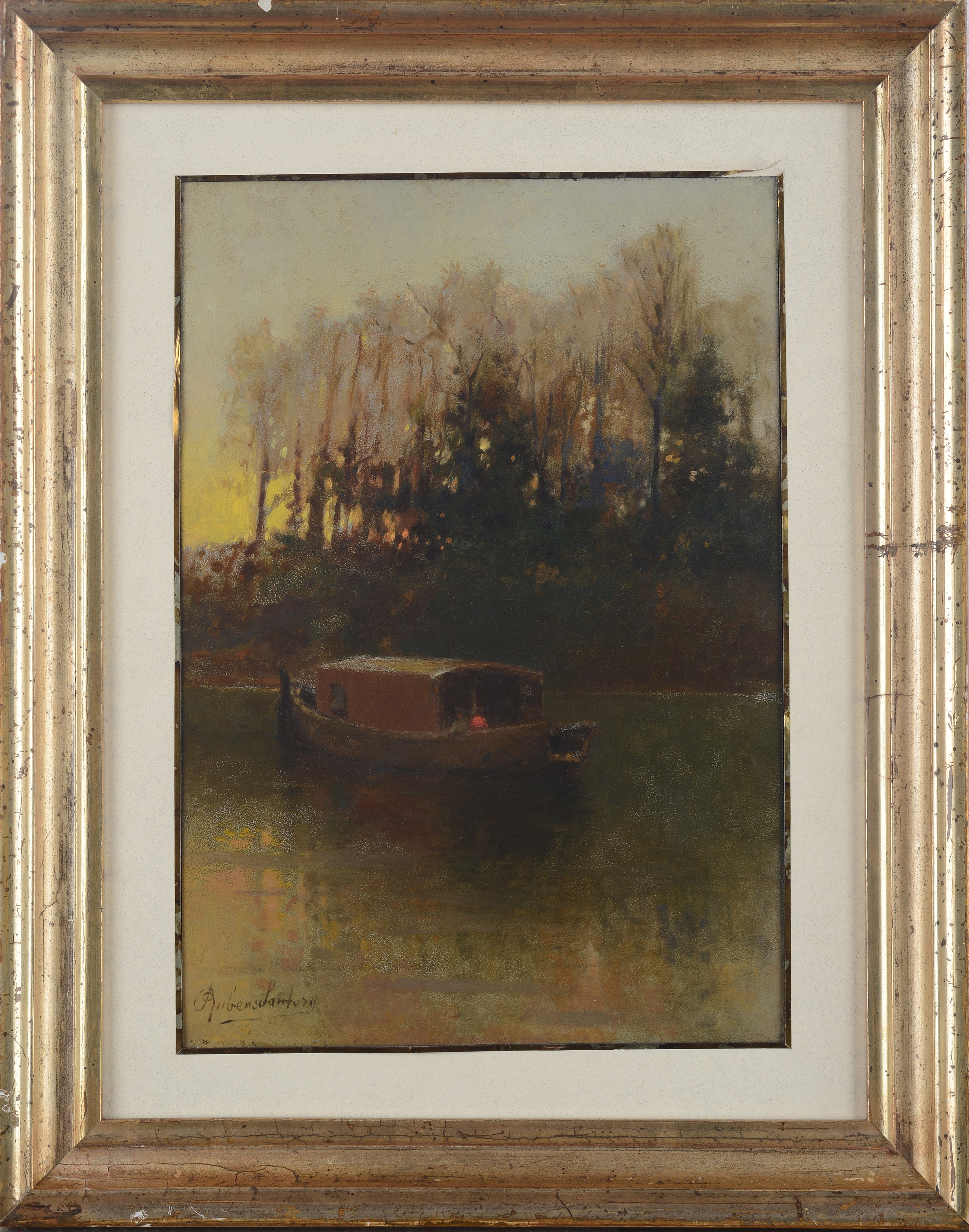 Rubens Santoro - Barcone sul Fiume