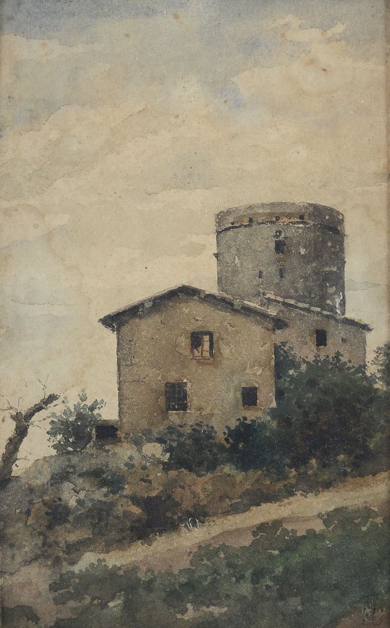 Telemaco Signorini - Casolari e Torre
