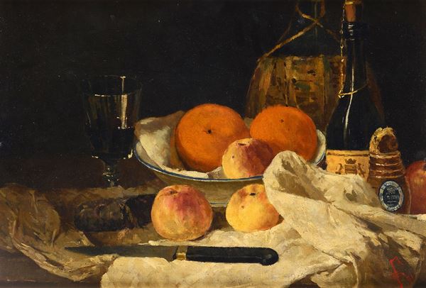 Anonimo, XIX sec. - Still life