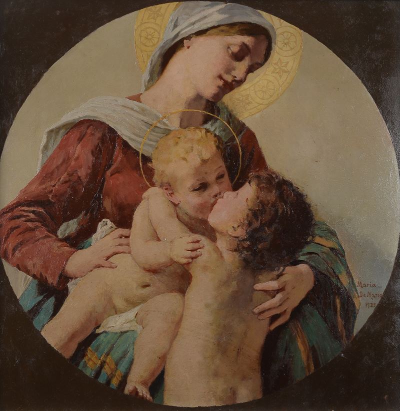 Maria De Maria - Madonna con Bambino e San Giovannino