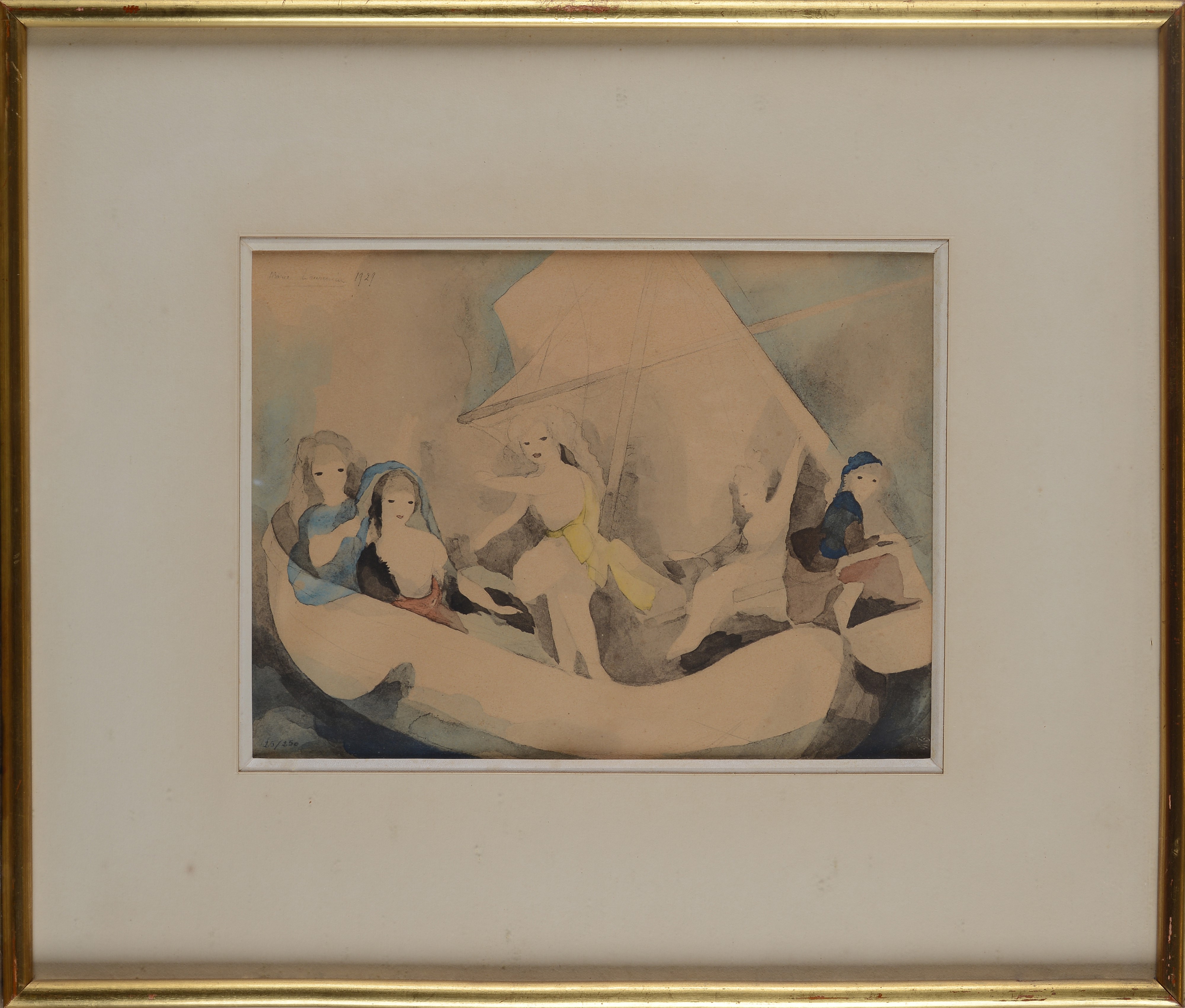 Marie Laurencin - Symphonie, litografia, 1927