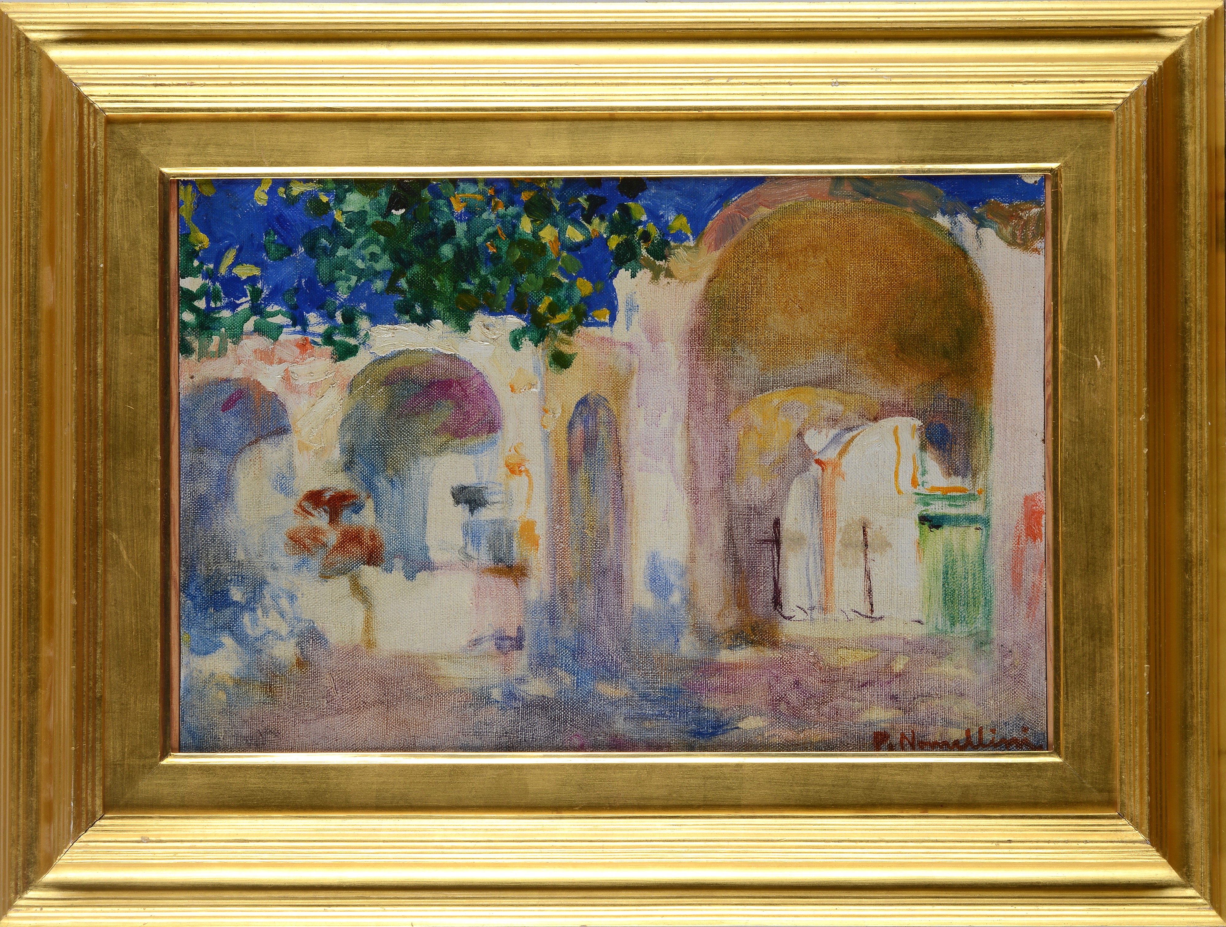 Plinio Nomellini - Avanzi Romanici a Ravello