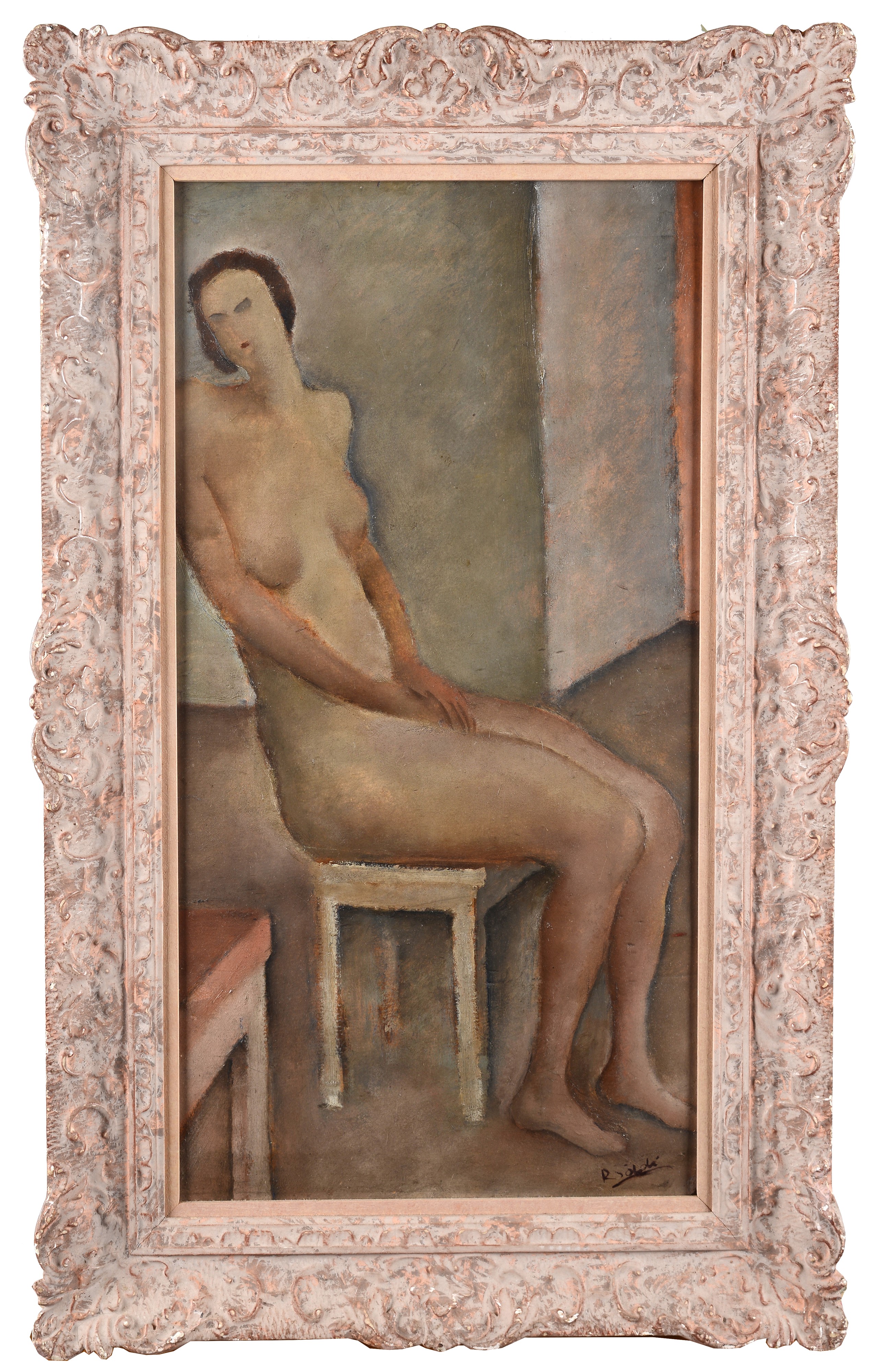 Raoul Soldi - Nudo Seduto