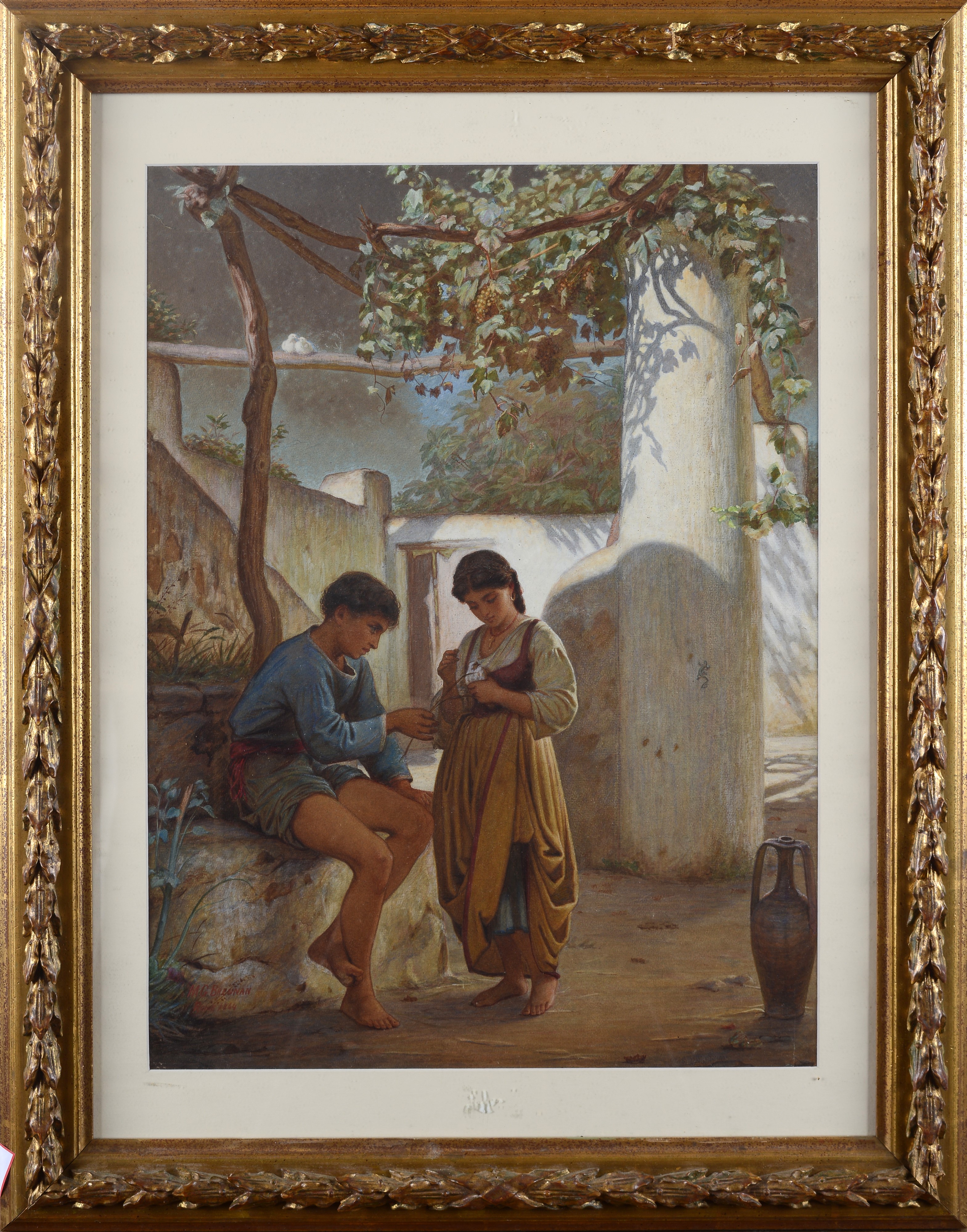Michael George Brennan - Ragazzi con Colomba