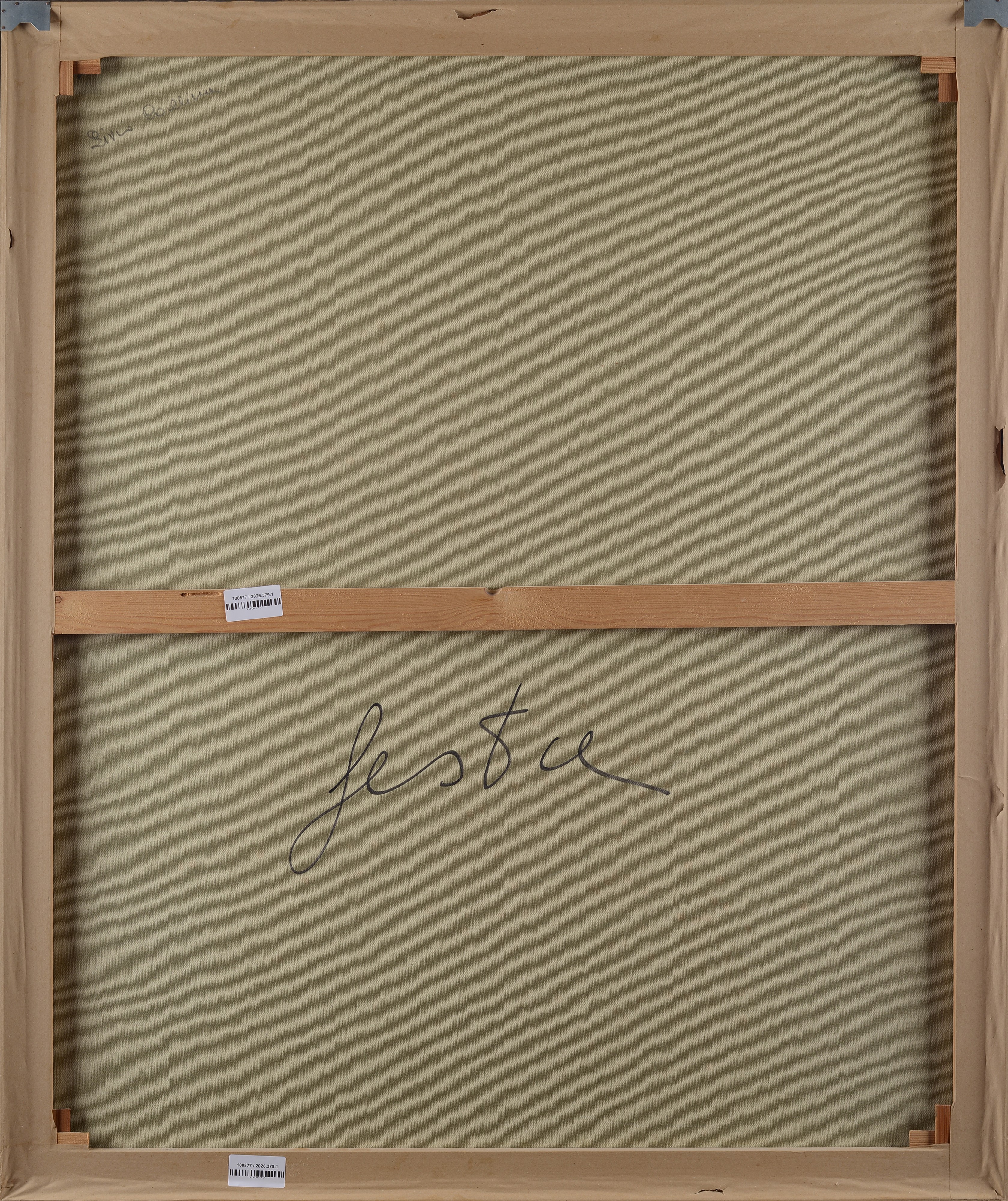 Tano Festa - Coriandoli (acrilico e coriandoli su tela), 1984/1985